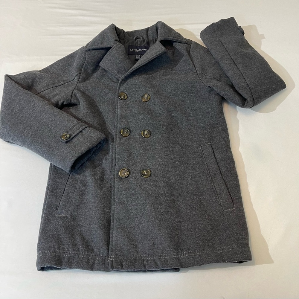 LONDON FOG COAT GIRLS SZ 10/12 VERY GOOD PREOWNED CONDITION, GRAY